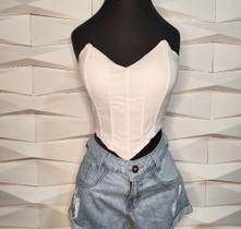 Cropped tipo corselet