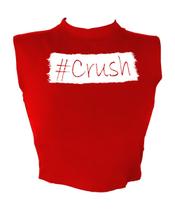 Cropped Top Blusinha Regata Viscolycra Frases AFF