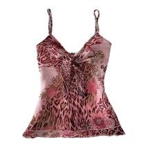 Cropped Top Emo Coquette Grunge 2000 Spaghetti Spaghetti Strap Pink