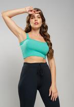 Cropped Top Faixa Comfy Malha Canelada Verde Claro Salvatore Cropped Top Faixa Comfy Malha Canelada Verde Claro Salvatore