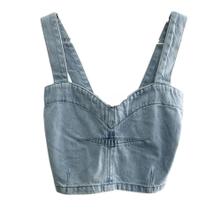 Cropped Top Jeans da New Age Jeans - Tam PP Cropped Top Jeans da New Age Jeans - Tam PP
