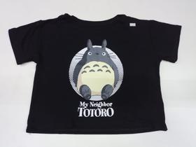 Cropped Totoro Studio Ghibli Baby Look Blusinha Feminina SF419 RCH Cropped Totoro Studio Ghibli Baby Look Blusinha Feminina SF419 RCH