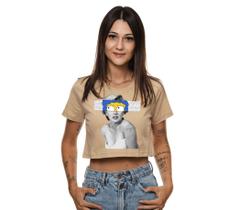 Cropped Tshirt Camiseta Feminina Moderna Mulher Empoderada Poderosa - RETHA ESTILOS