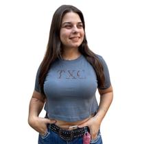 Cropped Txc Grafite Srass 51253 Tamanho:MCor:Grafite