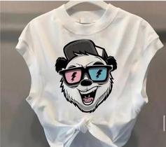 Cropped urso boné Cropped urso boné