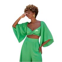 Cropped Verde Flo Maria Cropped Verde Flo Maria