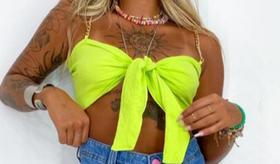 Cropped verde Lima