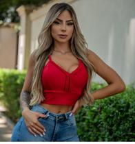 Cropped vermelho