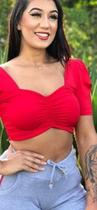 Cropped vermelho