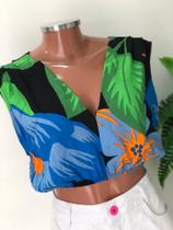 Cropped Viscose Estampado Cropped Viscose Estampado