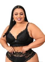 Croppred Conjunto Lingerie Lacradora
