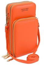 Crossbody feminina carteira e porta celular