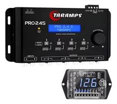 Crossover Processador Taramps Pro 2,4s + Voltimetro Vts 5.1 Crossover Processador Taramps Pro 2,4s + Voltimetro Vts 5.1