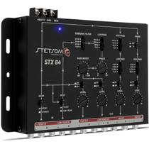 Crossover Stetsom STX84 4 Canais 2 Entradas 4 Saídas Mono ou Stereo para Som Automotivo