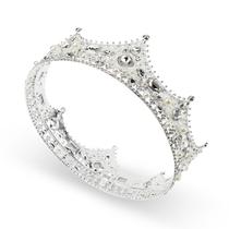 Crown CIEHER King para homens Crystal Vintage Barroco Strass Crown CIEHER King para homens Crystal Vintage Barroco Strass