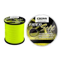 Crown linha multi fiber soft yellow 0,37mm 27lbs 500m 1un Crown linha multi fiber soft yellow 0,37mm 27lbs 500m 1un