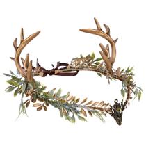 Crown MOSTORY Woodland Gold Antler para mulheres Renaissance