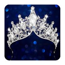 Crown Tiaras Unicra Silver Strass para casamento nupcial Crown Tiaras Unicra Silver Strass para casamento nupcial