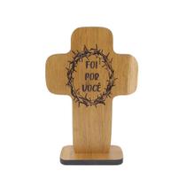 Crucifixo Cruz da Páscoa de Mesa Foi Por Você Crucifixo Cruz da Páscoa de Mesa Foi Por Você