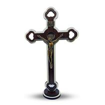 Crucifixo Cruz Em Madeira Pequena Para Quaresma 20cm