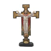 Crucifixo Cruz Jesus Crucificado Linha Premium 26 Cm