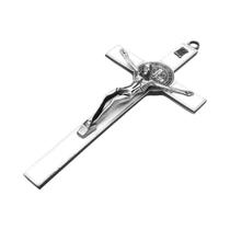 Crucifixo Cruz Parede para Casa, Relíquias da Igreja, Jesus no stand, Decoração Antiga Capela