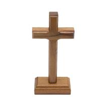 Crucifixo Cruz Sem o Cristo De Mesa E Parede Madeira 12 Cm