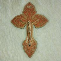 Crucifixo de MDF com EVA - Imperial Artigos Religiosos