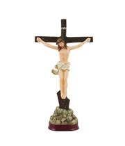 Crucifixo De Mesa 21.5cm Enfeite Resina