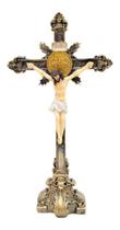 Crucifixo De Mesa 31cm - Enfeite De Resina