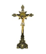 Crucifixo de Mesa 53,5 CM - Resina Importado - Art Collection