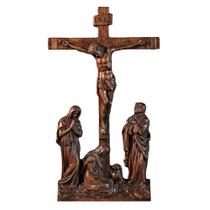 Crucifixo de parede BGCOPPER Standing Cross 35cm Wood Jesus INRI Crucifixo de parede BGCOPPER Standing Cross 35cm Wood Jesus INRI