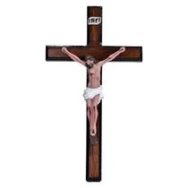 Crucifixo De Parede Jesus Misericordioso Imagem Santo 28cm