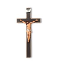 Crucifixo de Parede Madeira mdf Modelo Tradicional Grande Cruz de Pendurar Rustico com Cristo 44cm Artesanal Igreja Sala - Divinário