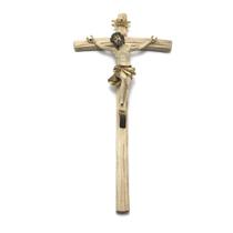 Crucifixo De Parede Resina Tradicional 35 Cm De Altura