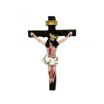 Crucifixo Decorativo de Parede 11 cm em Resina - Bialluz