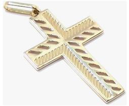 Crucifixo em ouro 18k Vazado