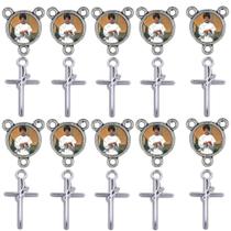 Crucifixo + Entremeio Carlo Actis 40 Peças para terço