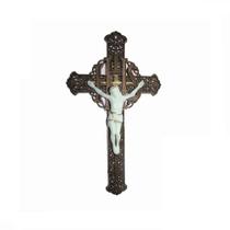 Crucifixo Ornado Estilo Barroco Grande Para Parede Luminoso