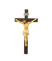 Crucifixo Para Parede 23Cm - Enfeite Resina - Taimes