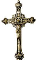 Crucifixo Parede Bronze Almofadas Decoração Presentes Igreja - Wilmil
