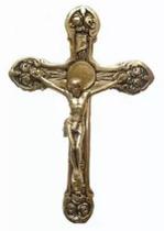 Crucifixo Parede Bronze Decoração Presentes Natal Igreja - Wilmil