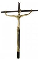 Crucifixo Parede Estilizado Bronze E Ferro 43 Cm Fé Jesus Crucifixo Parede Estilizado Bronze E Ferro 43 Cm Fé Jesus
