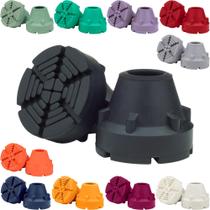 Crutch & Cane Tips SureTip Black (par de 2) Tamanho universal Crutch & Cane Tips SureTip Black (par de 2) Tamanho universal