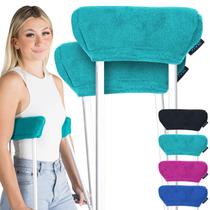 Crutch Pads Vive FleeceLuxe com conjunto de núcleos de espuma viscoelástica
