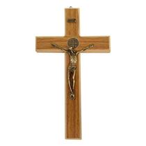 Cruz Crucifixo Parede Em Madeira 33,5 cm - Divinário Artigos Religiosos