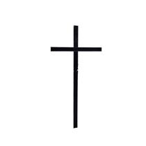 Cruz de cristo em ferro 40cm cruz de oxalá