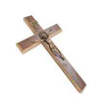 Cruz Madeira Parede Crucifixo De São Bento Madeira 30cm