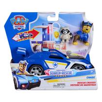 Cruzador de Resgate do Chase com Boneco e Amigo -Patrulha Canina Cruzador de Resgate do Chase com Boneco e Amigo -Patrulha Canina
