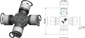 Cruzeta cardan jeep cherokee zm 3500122